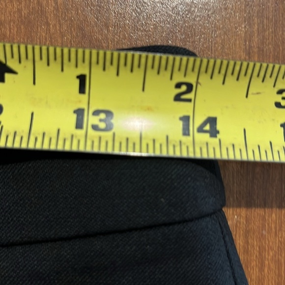 NWT Banana Republic Sienna Straight Italian Wool Black Pant size 4. - Picture 10 of 13